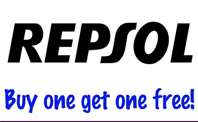 REPSOL Aufkleber Aufkleber Karting Suzuki Honda *Sonderbestellung* 380mm x 67mm