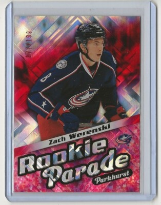 16-17 2016-17 Parkhurst Rookie Parade Red #RP28 Zach Werenski 177/199 Columbus