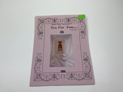 Honey Bee Creations Tea For Two Counted Cross Stitch Pattern With Charms