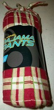Mens flannel pajama pants Plaid red pajamas sleepwear stocking stuffer Medium M