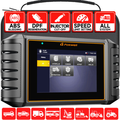 Heavy Duty Truck Diesel Scanner Diagnostic Tool DPF Regen Injector ABS Bleeding