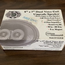 5x7 dual voice coil speaker