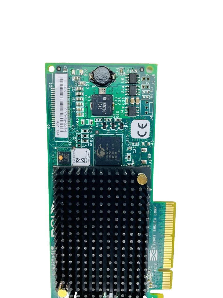 N2XX-AEPCI05 LP EMULEX LPE12002 DUAL PORT 8GB FC HOST BUS ADAPTER - Image 4 of 4