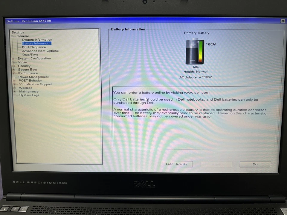 Dell Laptop Precision M4700 15.6" Radeon HD 7700M i7-3520M 256 SSD 16GB RAM READ - Image 3 of 4