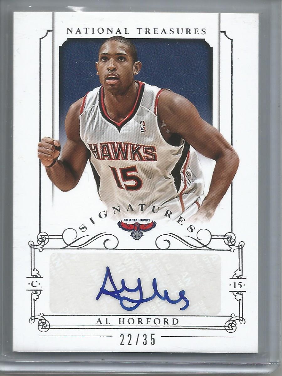 2020PANINICONTENDERSアルフォーフォード1/1シリアル Al Horford 13/14 Panini National Treasures Autograph #22/35 | eBay