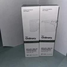 The Ordinary AHA 30% BHA 2% Peeling Solution, 1 fl oz (30 mL), 2-Pack BNIB