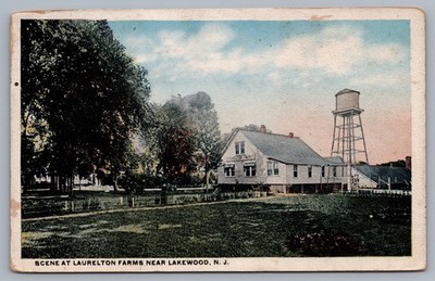 Scene at Laurelton Farms Lakewood NJ New Jersey Postcard M13