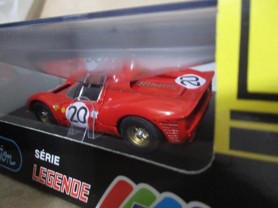 Jouef Evolution  #20 Ferrari 330 P4 Spider 1967 Le Mans 1:43 Diecast - Image 4 of 4