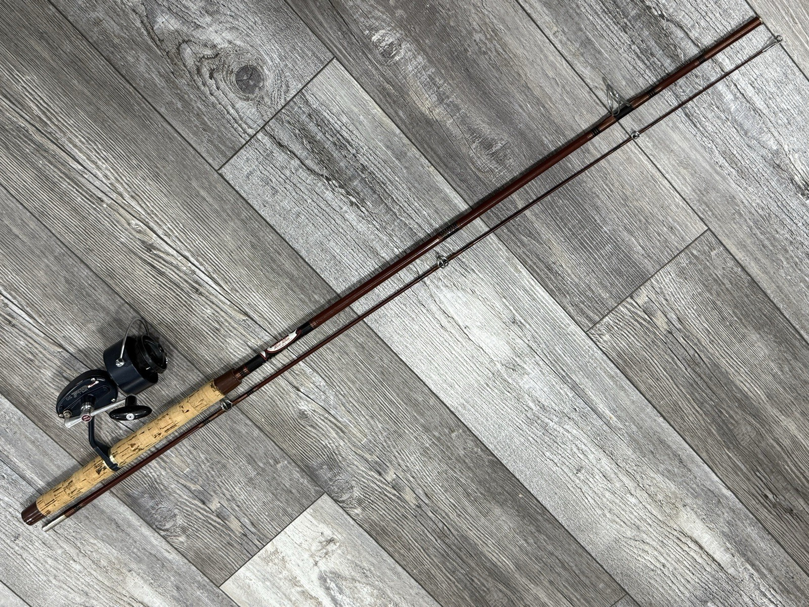Vintage Garcia 2460 6 1/2' 2 Piece Rod + Garcia Mitchell 510