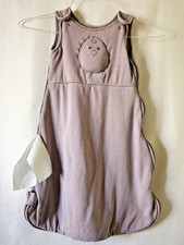 Infant Sleep Sack Gray Purple Snap Zip 0-6 Month See Pics 