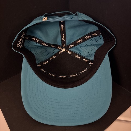 Titleist Diego Golf Hat Bold Style Breathable Split Panel Construction Cap Blue - Picture 7 of 8