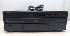 Sony CDP-C322M 5 Disc Carousel CD Player Deck High Density Linear No Remote