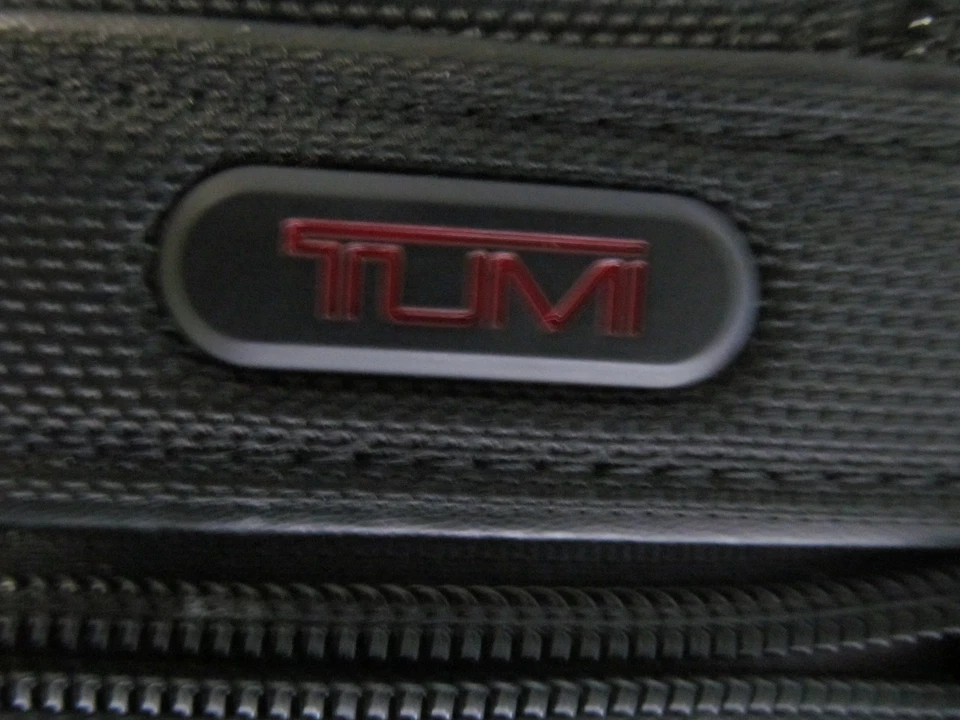TUMI Black Crossbody Multi Pocket Travel Tote, FTX Durable Nylon & Leather, NWT - Image 2 of 4