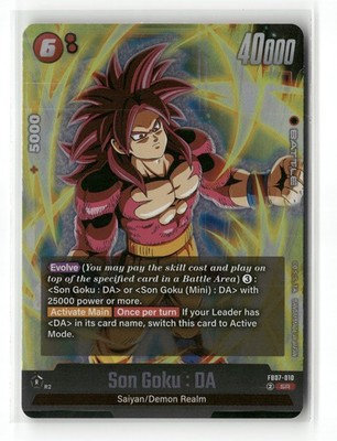 Son Goku : DA Holo Super Rare Wish For Shenron FB07-010 NM NM