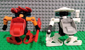 2002 Lego Bionicle BOHROK VA (8550-8555) set of 6 with Krana - Weapons - Poster