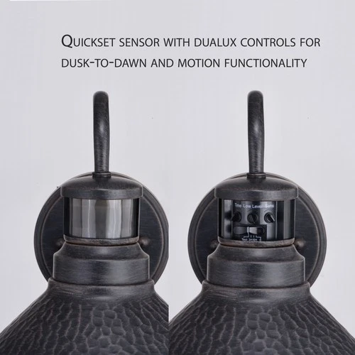 Vaxcel Lighting T0469 Hyde Park 1 Light 16" Tall Outdoor Wall - Bronze - Picture 5 of 12