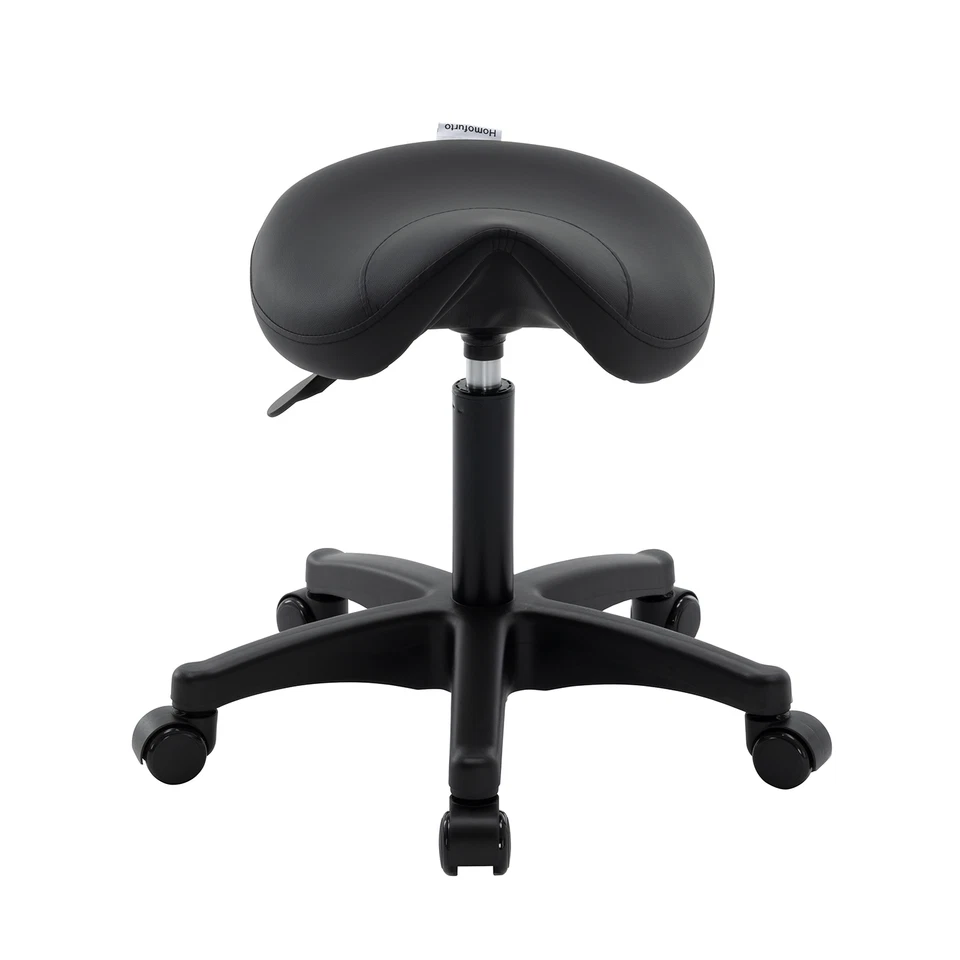Sattelhocker Rollhocker Arbeitshocker Sattelsitz Höhenverstellbar Kosmetikhocker - Bild 4 von 4