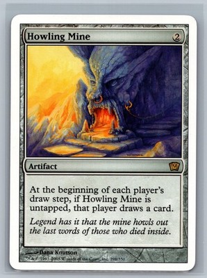 Magic The Gathering 9th Edition Howling Mine #298/350 MTG TCG CCG Ninth