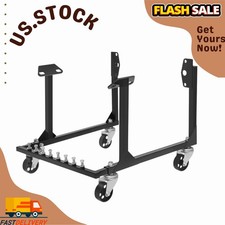 750 Lbs Rolling Engine Cradle Stand For Chevy Small Block Big Block 750 Lbs Rolling Engine Cradle Stand For Chevy Small Block Big Block