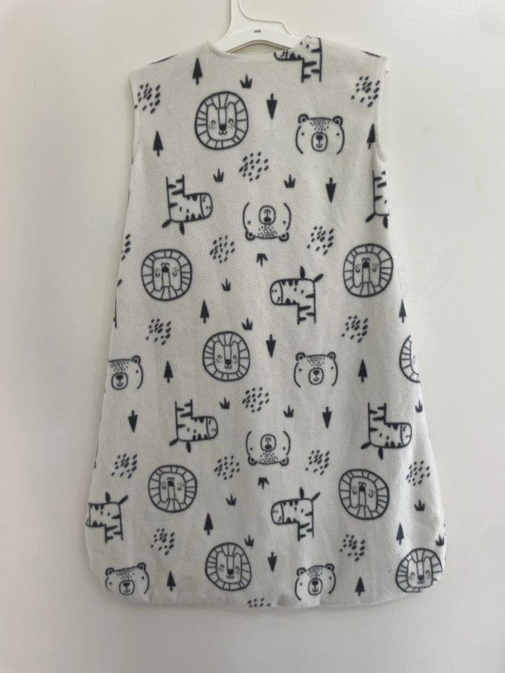 DuoMiaoMiao Bebé Niños Lindos Animales Acogedor Vellón Sin Mangas Saco de Dormir Blanco 6-12M Foto 4 de 4