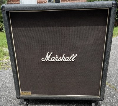 1980s Marshall JCM800 1552 500 Watt 2x15 Bass Cabinet 215 Cab Vintage Sidewinder