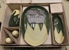Shawnee Corn Pottery Never Used In Original Box With Corn Holders