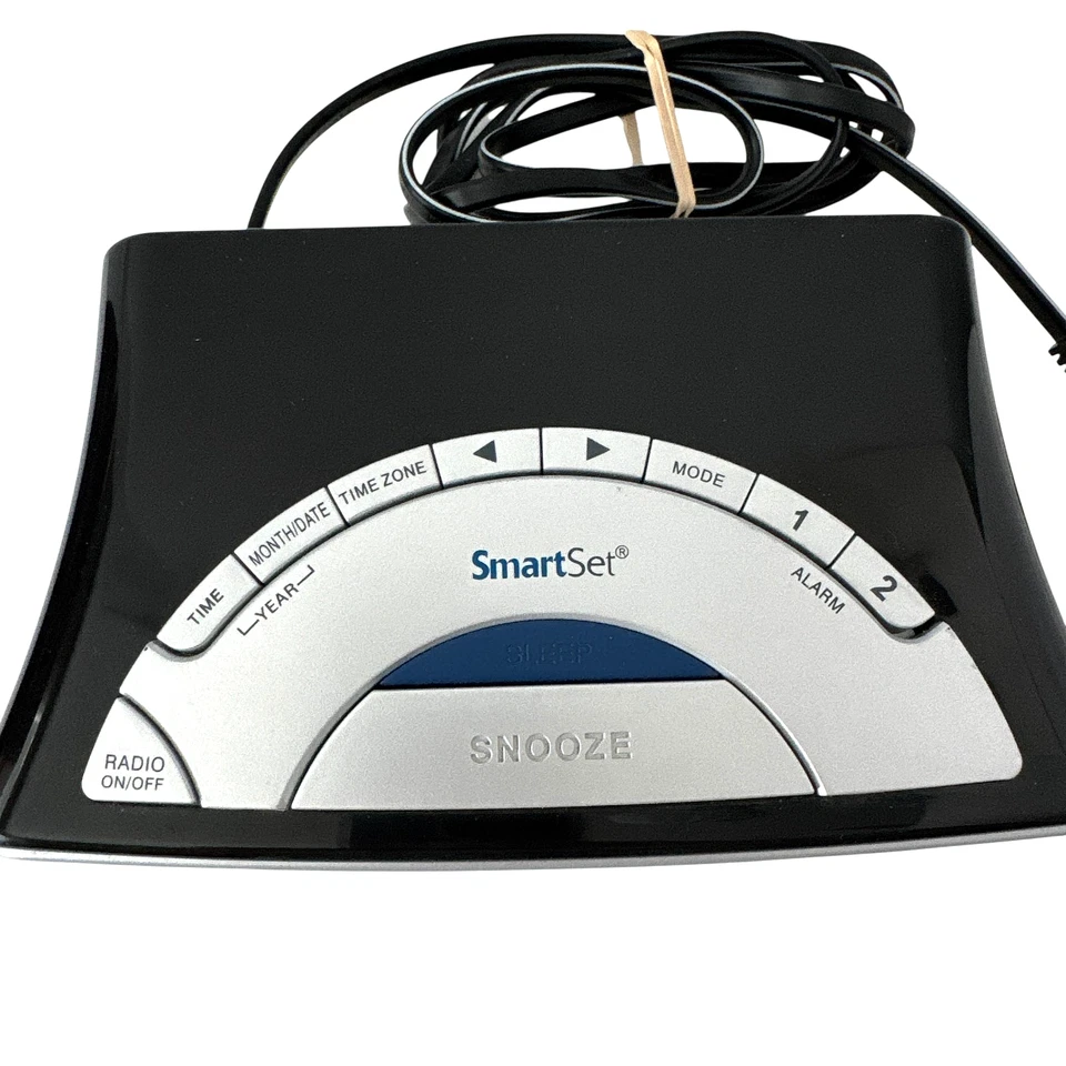 Emerson CKS9031 Smart Set Reloj Despertador Doble Radio AM/FM *Probado y Funciona* Foto 4 de 4
