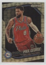 2024-25 Panini Prizm Black FOTL FOTL Gold Vinyl Prizm 4/5 Paul George #110 1b7p