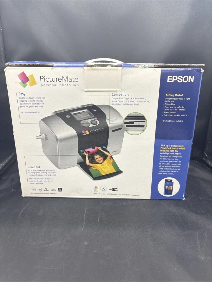 Epson Picture Mate Personal Photo Lab Brilliant Quality at Home Printing 4”x6” - Image 3 of 4