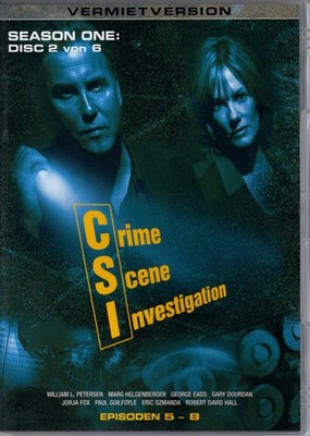 DVD - CSI : Crime Scene Investigation Season 1 Episode 5 - 8 (1 DVD's)