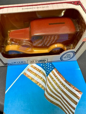 #ad ACE HARDWARE STORE 1932 Ford Panel Delivery Van Car Bank 1:25 ERTL Toy 1991 $19.95