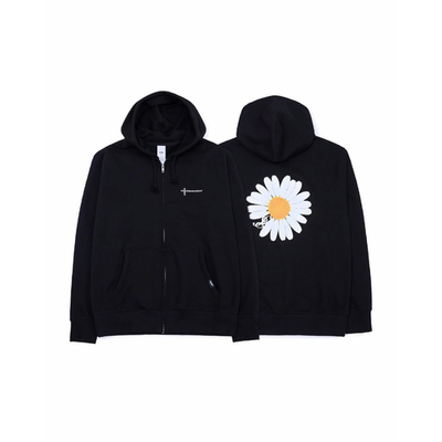 アイドル peaceminusone MAMA produce by G-DRAGON Peaceminusone x 2025 MAMA Awards Peacemamaone Zip Up Hoodie Black