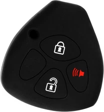 KeyGuardz Keyless Entry Remote Car Key Fob Outer Shell Cover 1-Pack, Black 