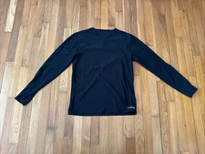 Hot Chillys Base Layer Shirt Men's Black Compression Outdoors Hiking USA Size L