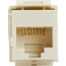 Black Box Network Services C6AJA70-OW-R2 CAT6A Keystone Jack White (c6aja70owr2)