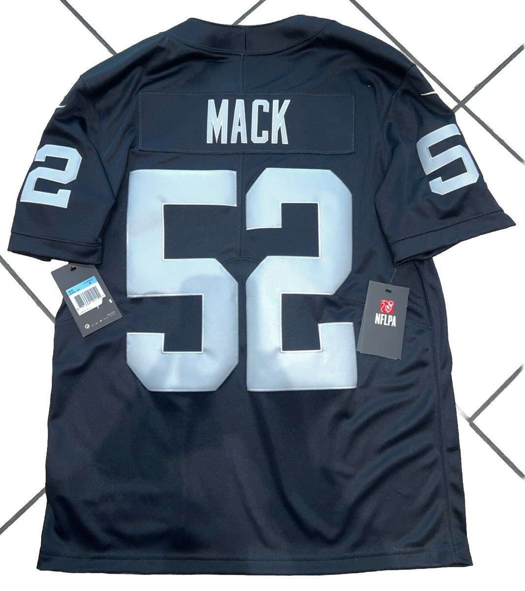 New Khalil Mack Mens Medium Nike Tags Raiders Black Limited