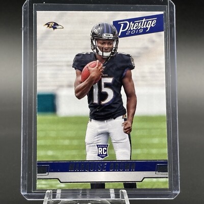 2019 PRESTIGE RC ROOKIE MARQUISE HOLLYWOOD BROWN KANSAS CITY CHIEFS ROOKIE  NFL