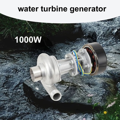Hydroelectric Generator Hydro Power Station Water Turbine Generator 1000W US
