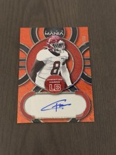 2022 Wild Card Auto Mania Retail Circle Orange Sparkles /100 AM-C43 DEREK PARISH