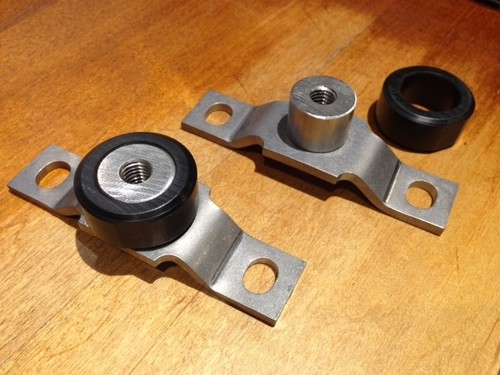 58-66 Chevrolet/GMC Truck Fleetside tailgate Trunnion Hinge Set NEW - SS/Delrin - Picture 3 of 11