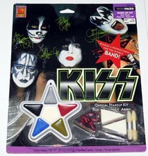 KISS Make-Up Kit Halloween 1997 Pumpkin Purple Border Reunion Tour Vintage Kiss