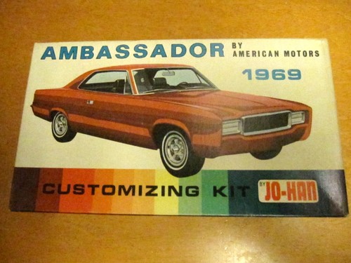 JOHAN 1969 AMBASSADOR 2 DR. H.T. MINT ORIGINAL UNBUILT KIT #C-1569-200