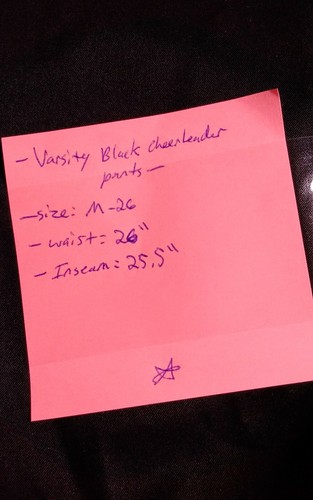 Varsity Spirit Cheerleading Black Windbreaker Jogger/ Pants Size Medium - 第 9/9 張圖片