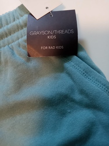 New Grayson/Threads Kids Girls Teal Shorts Drawstring Pockets Sz XS (4-5) NWT - Picture 6 of 6