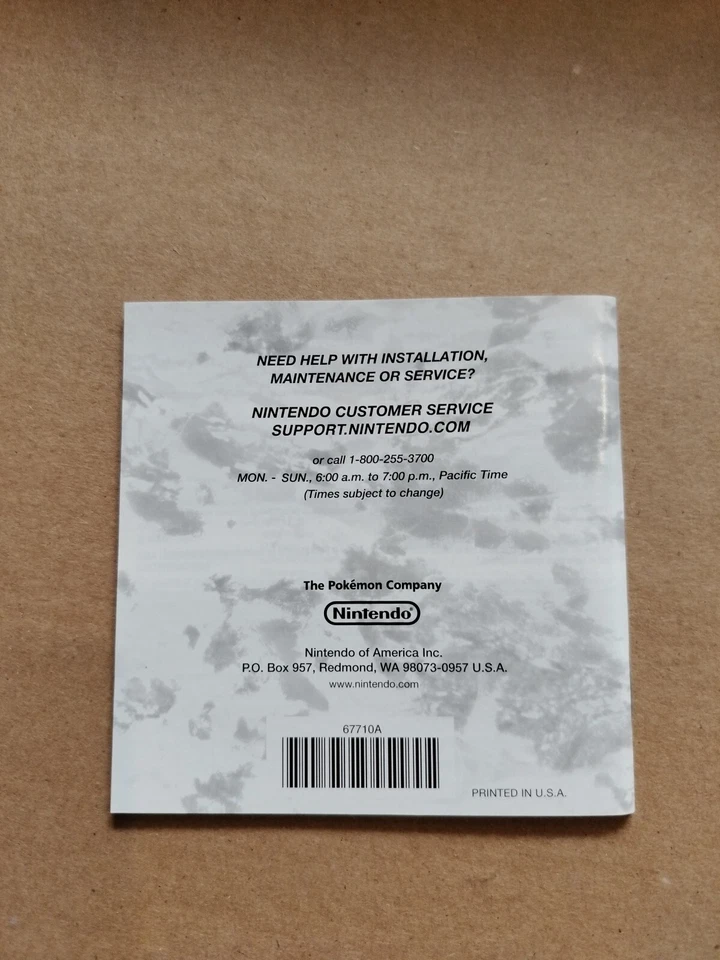 Pokemon Platinum Nintendo DS Solo Manual, Excelente Estado Auténtico Original Foto 2 de 2