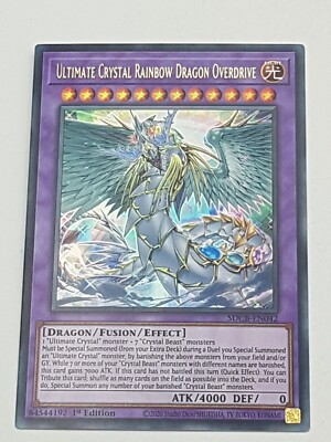 Yu-Gi-Oh! Einzelkarte Ultimate Crystal Rainbow Dragon Overdrive NM