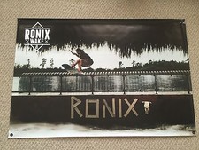 RONIX DOMINIK BANNER NEW 48"  32" 2 Free Ronix Wakeboard Stickers Decal