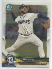 Pedro Avila San Diego Padres 2018 Bowman Chrome Draft Card