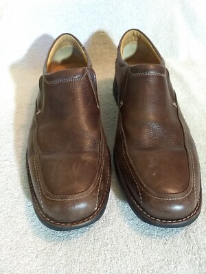 Johnston & Murphy Brown Leather Slip On Loafers, Size: 11 M  display picture 1