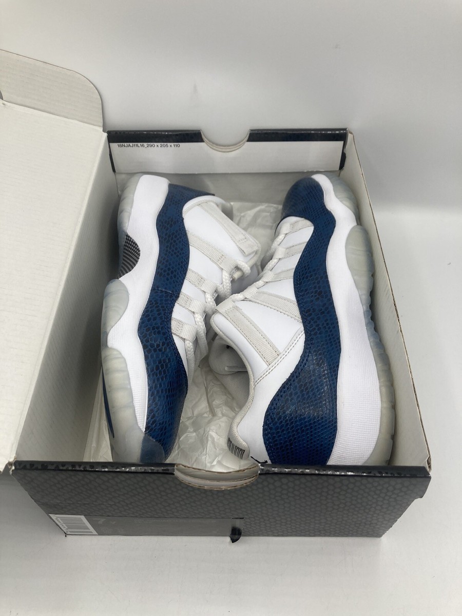 Air Jordan 11 Low Snake Navy 2019 Size 7 | eBay